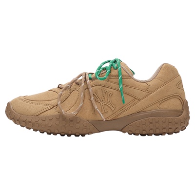 MLB 25秋季新款KARINA同款男女情侣双色鞋带复古薄底德训鞋SXT01