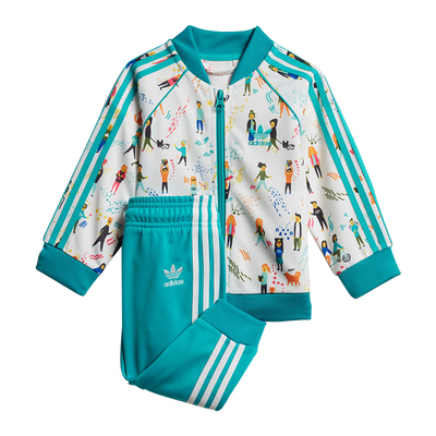 婴童运动套装长袖阿迪达斯