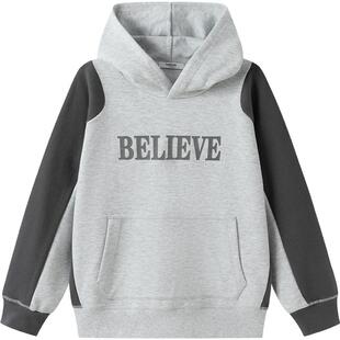 巴拉巴拉童装男童长袖卫衣儿童打底衫2026休闲春秋连帽宝宝上衣潮