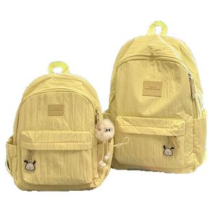 高颜值韩国ins风双肩包 初中女生高中大学生书包女旅游轻便小背包