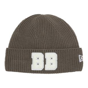 BAPE BLACK X NEW ERA联名配饰字母刺绣绒布章冷帽针织帽0900ML