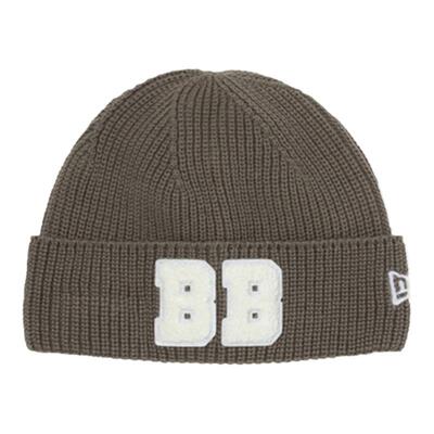 绒布章冷帽针织帽BAPEBLACK