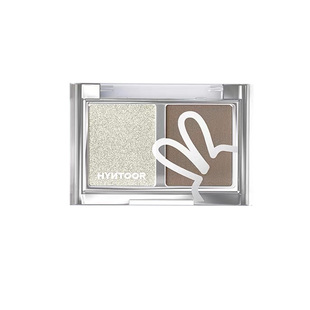 清冷氛围感！黑兔HYNTOOR秀场双色眼影哑光爆闪烟熏缎光朋克裸色