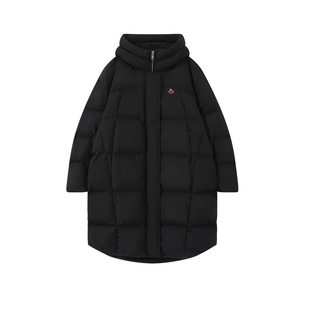 樱桃KIRSH 连帽长款羽绒服女秋冬2025新款韩系甜美过膝保暖外套冬