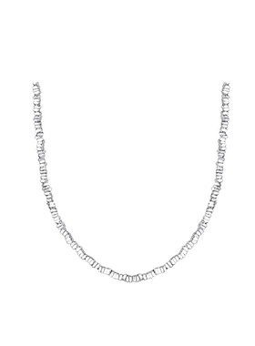 银色简约通勤碎银子项链女颈链
