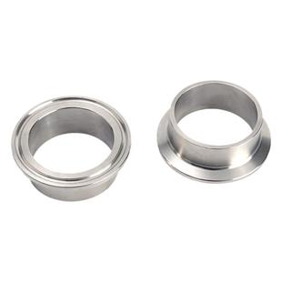 卡箍式不锈钢管304快装接头快速法兰座杯口tc端头卡盘卡扣外丝配