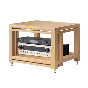 了凡音响架功放柜全实木HiFi音响机柜功放机架子音响放置架音响柜