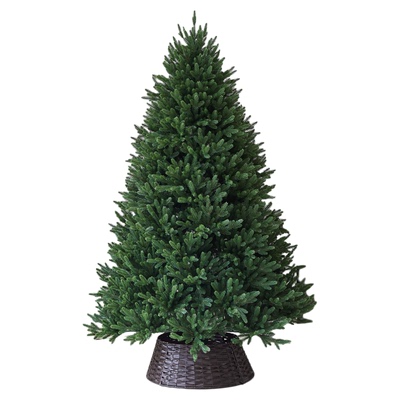 2025新款PE圣诞树摆件仿真裸树