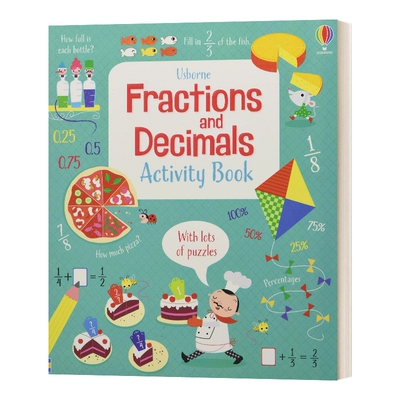 英文原版 Fractions and Decimals Activity Book 分数和小数 数学活动书 英文版 进口英语原版书籍儿童外文书