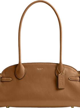 COACH/蔻驰奥莱女士牛皮革EMPIRE CARRYALL 34号手袋单肩包法棍包