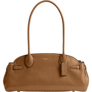 COACH/蔻驰奥莱女士牛皮革EMPIRE CARRYALL 34号手袋单肩包法棍包
