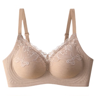 古今内衣女聚拢小胸蕾丝文胸性感收副乳防下垂无钢圈无痕美背胸罩
