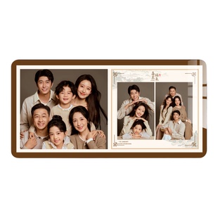 全家福相框定制照片制作挂墙相片带冲印冲洗打印洗印做成水晶摆台
