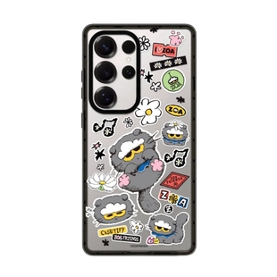 新款Zoa&Friends猫猫手机壳磁吸magsafe亚克力防摔保护套适用于三星Galaxy S25ultra/S25/S24/S23ultra高级