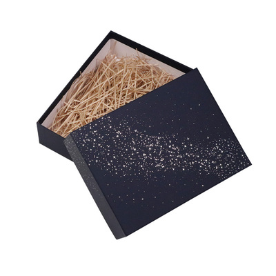 星空手提简约创意烫银礼品盒子