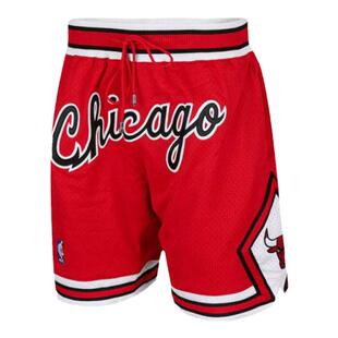 【JUSTDON联名】MN公牛队球裤美式经典轻便透气运动短裤礼盒男NBA