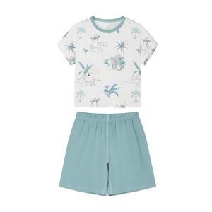 ibaby×outlast太空舱恒温天然银抗菌儿童家居服男女童睡衣套装夏