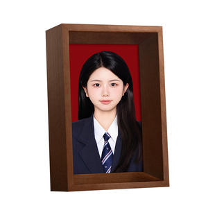 结婚登记照摆台3寸打印海马体儿童证件照2寸纪念迷你拍立得小相框