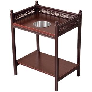 麻将机茶几茶水架烟灰缸旁边小茶楼棋牌室专用麻将桌放茶杯的架子