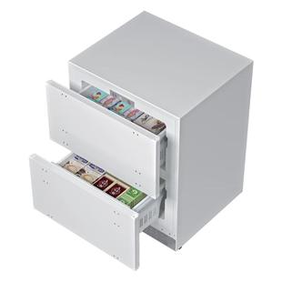 罗曼帝68L台下抽屉嵌入式小冰箱变频风冷家用内嵌隐藏卧式冷冻柜