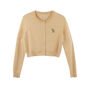 【何超莲同款】龙脸DRAGONFACE百搭短外套匹马棉刺绣复古开衫