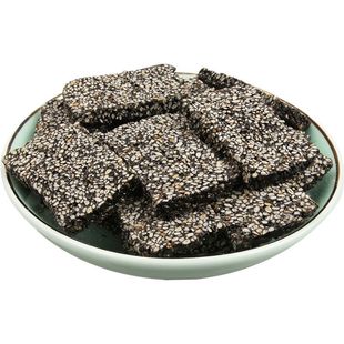陈手工黑芝麻片薄片黑芝麻糖花生酥糖怀旧小零食食品传统切片好吃