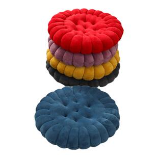 创意饼干坐垫牛奶绒椅垫办公室久坐屁垫子沙发藤椅榻榻米蒲团座垫