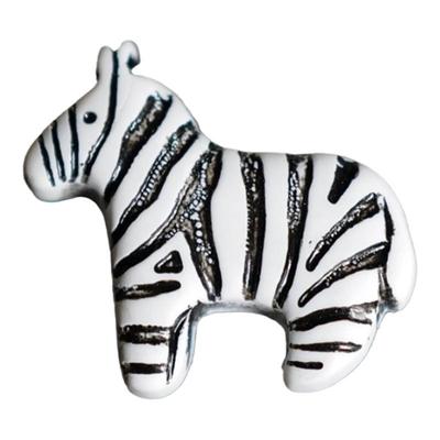 15mm树脂斑马造型纽扣