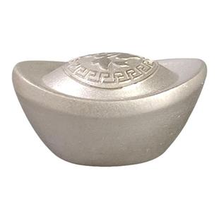 纯银时代福字实心银元宝足银999投资送礼白银银锭摆件招财进宝大