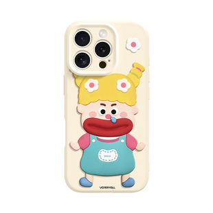 适用苹果17pro手机壳新款16promax相机按键全包防摔iPhone17硅胶15por高级感小众14pm卡通女孩17air磁吸外壳