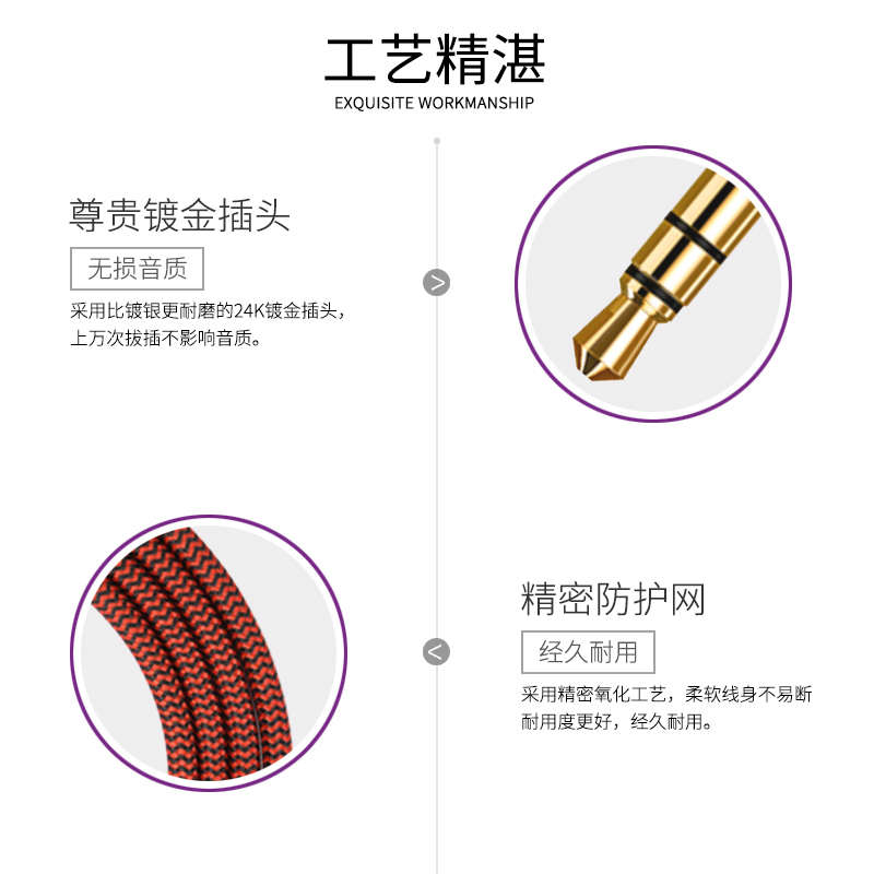 话筒转接头3.5转6.5线音频线6.35MM大三芯转3.5MM双声道直角弯头