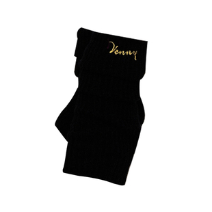 Venny薇妮秋冬针织专业舞蹈袜套表演演出拉丁用成人儿童童款均码