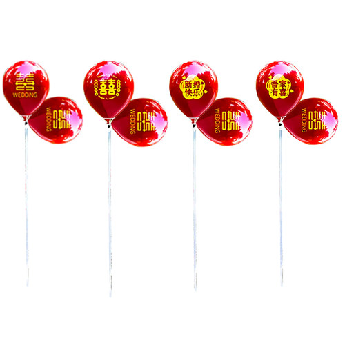 结婚路引气球农村路边装饰立柱支架迎宾室外场景婚礼婚房布置套装