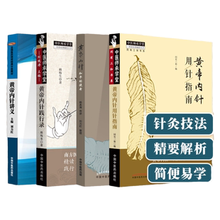 正版 黄帝内针4本套装 黄帝内针践行录第2版+黄帝内针+黄帝内针讲义+黄帝内针用针指南 中国中医药出版社