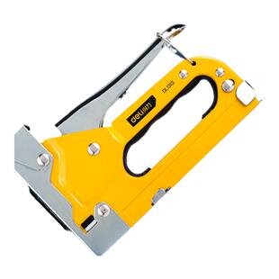 得力手动打钉枪木工专用马钉枪油画气布的射钉器u型T型直订码丁枪