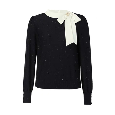 珂莱商场同款法式羊毛针织衫