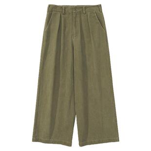 Mentmate 基本款灰绿色直筒工装裤男 日系宽松休闲百搭通勤长裤BF