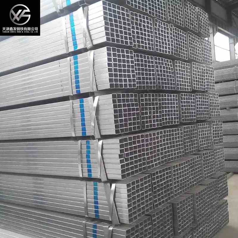 天津厂家批发镀锌方管 建筑幕墙用空心无缝方管Q235镀锌矩形管