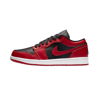 耐克/Nike Air Jordan 1 Low 黑红低帮男款休闲板鞋 553558-606