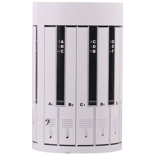 88键钢琴指法练习纸初学琴键对照表便携钢琴五线谱简谱键盘图配件