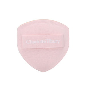 Charlotte Tibury CT枕边话棉花糖粉扑 粉底液气垫厚粉扑带盒