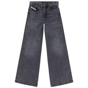 DIESEL女士D-AKEMI中腰合身喇叭牛仔裤A03625