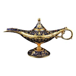 阿拉丁神灯新疆工艺品金属许愿灯客厅桌面摆件特色拍摄道具装饰品