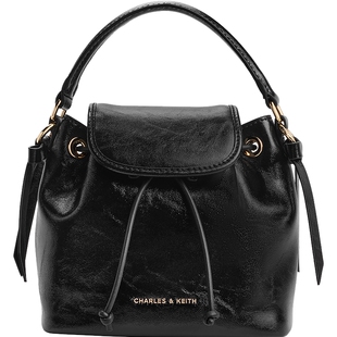 CHARLES&KEITH26秋新款CK2-50271785蝴蝶结包挂手提链条包水桶包