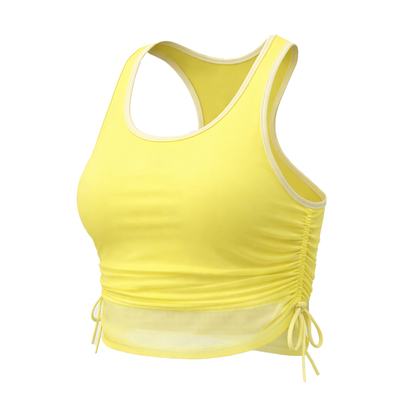 运动内衣女高弹力带胸垫可外穿