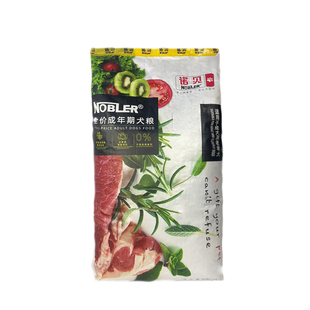 诺贝狗粮A6全价成犬20kg40斤装金毛萨摩博美全营养牛肉味通用型