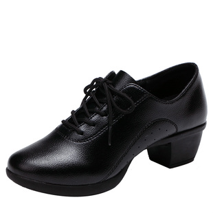 阿乐威舞鞋女软底真皮秋冬季跳舞鞋外穿时尚广场舞水兵舞爵士舞鞋