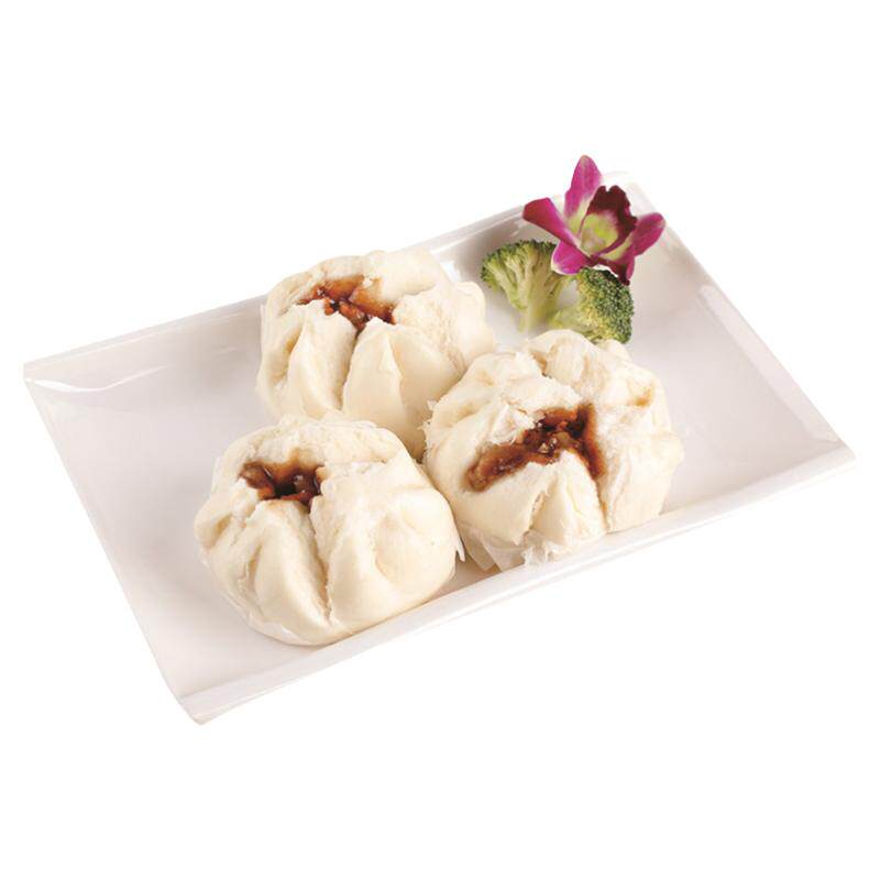 加藤利笑口叉烧包冷冻半成品开口叉烧包早餐面点广式早花点心包子