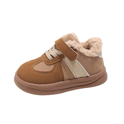 儿童冬季加绒保暖棉鞋休闲板鞋