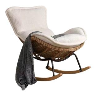 藤编休闲懒人摇椅躺椅休闲沙发阳台椅藤编摇椅大人沙发家用休闲椅